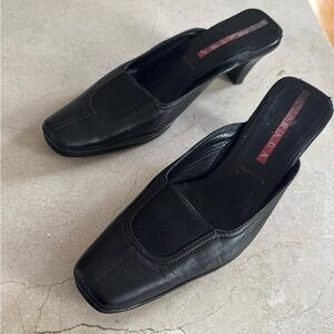 PRADA Y2K Black kitten heels
